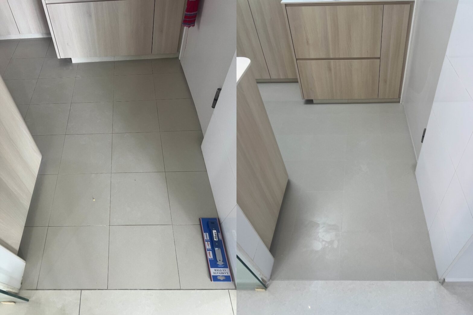 Waterproof epoxy grouting service in Singapore by R&S POLISHING for cleaner, stronger, and longer-lasting tile floors