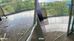 Professional marble polishing and restoration for floors and countertops in Singapore