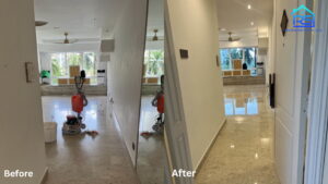 Professional marble polishing and restoration for floors and countertops in Singapore